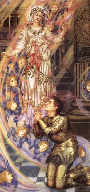Evelyn De Morgan Our Senora of the Peace oil painting image